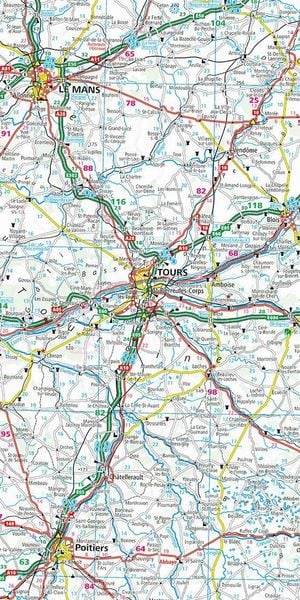 Produktbild: K&uuml;mmerly+Frey Strassenkarte Frankreich 1:1 Mio.