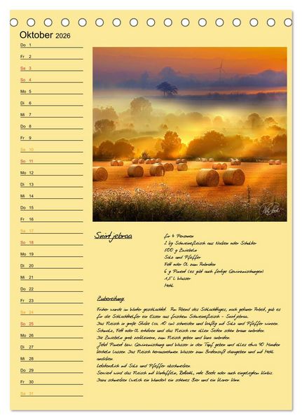 Produktbild: Ostfriesland - Appetit auf mehr / Geburtstagskalender (Tischkalender 2026 DIN A5 hoch), CALVENDO Monatskalender
