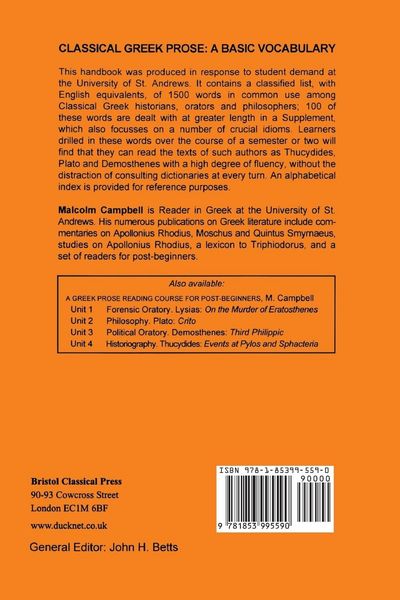 Produktbild: Classical Greek Prose