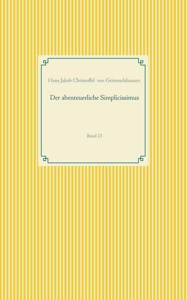Produktbild: Der abenteuerliche Simplicissimus