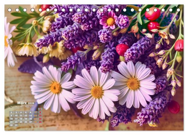 Produktbild: Lavendel f&uuml;r deine Sinne (Tischkalender 2026 DIN A5 quer), CALVENDO Monatskalender