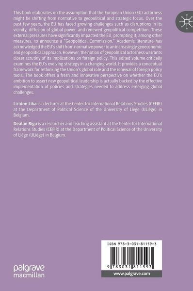 Produktbild: EU Geopolitical Actorness in a Changing World