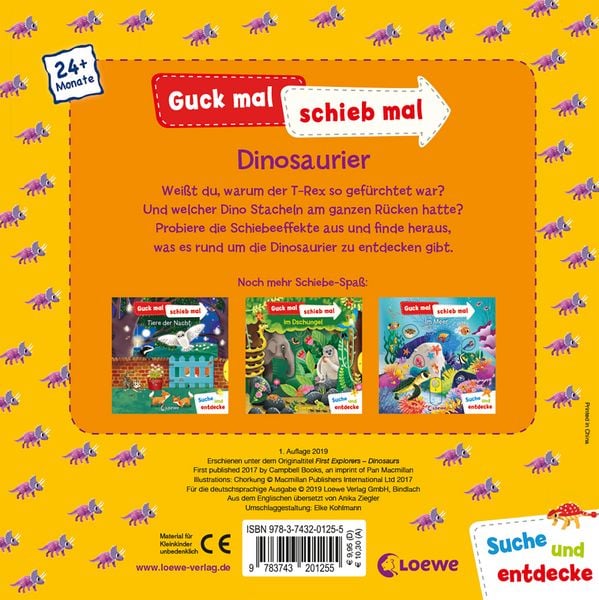 Produktbild: Guck mal, schieb mal! Suche und entdecke - Dinosaurier