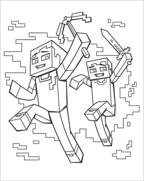 Produktbild: Malbuch f&uuml;r Minecrafter