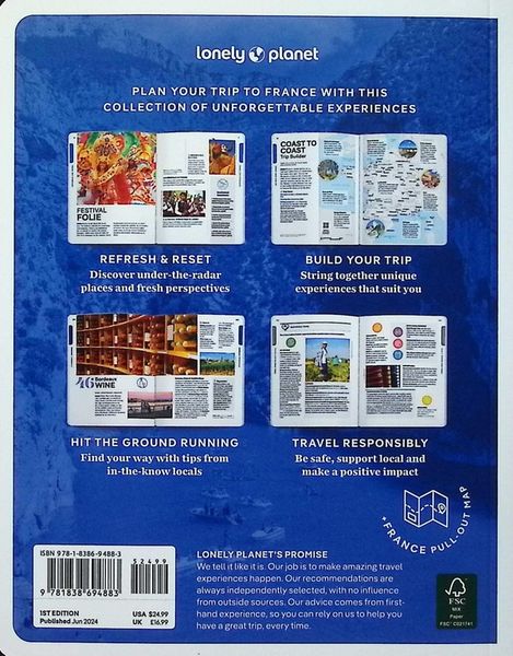Produktbild: Lonely Planet Experience France