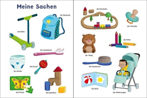 Produktbild: 100 erste W&ouml;rter, die mein Kind wissen muss
