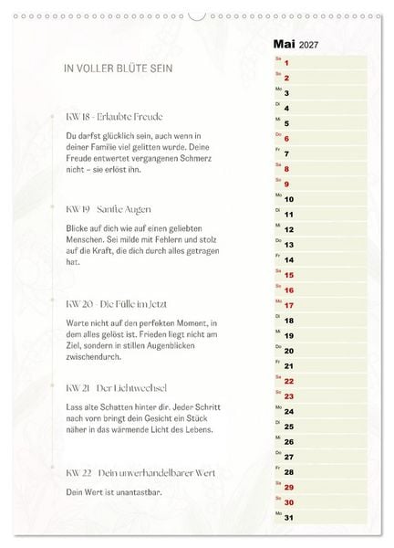 Produktbild: SEELENKOMPASS (Wandkalender 2027 DIN A2 hoch), CALVENDO Monatskalender