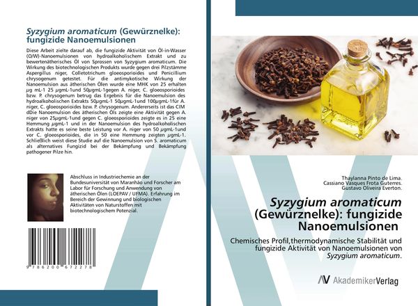 Syzygium aromaticum (Gewürznelke): fungizide Nanoemulsionen