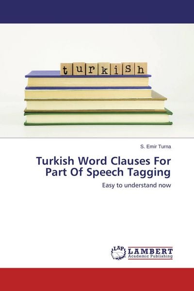 Produktbild: Turkish Word Clauses For Part Of Speech Tagging
