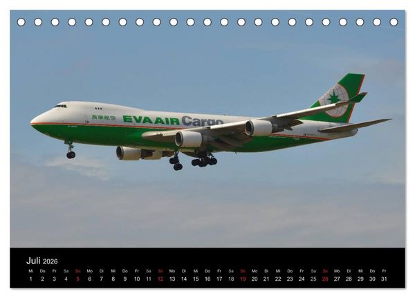 Produktbild: Luftfracht-Cargo (Tischkalender 2026 DIN A5 quer), CALVENDO Monatskalender