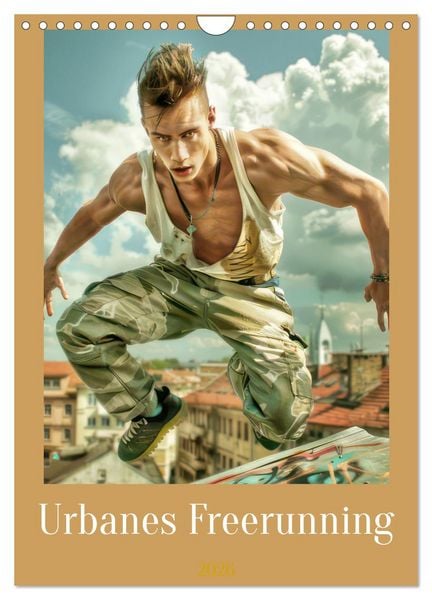Produktbild: Urbanes Freerunning (Wandkalender 2026 DIN A4 hoch), CALVENDO Monatskalender