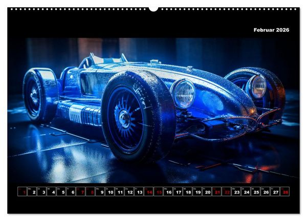 Produktbild: Surreale Cyber Cars (Wandkalender 2026 DIN A2 quer), CALVENDO Monatskalender