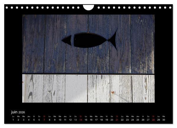 Produktbild: Les Cabanes d'Ol&eacute;ron (Calendrier mural 2026 DIN A4 vertical), CALVENDO calendrier mensuel