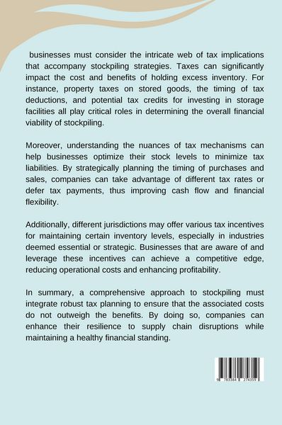 Produktbild: Unrealistic Profits, Unreliable Results: Rethinking Stockpiling Behavior in Consumption Tax Models