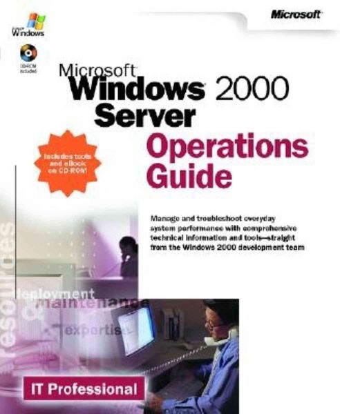 Produktbild: Microsoft Windows 2000 Server Operations Guide, w. CD-ROM