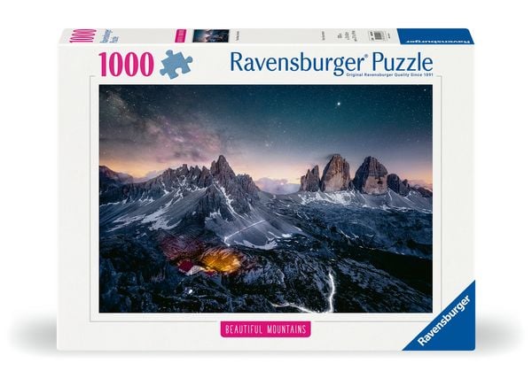 Produktbild: Erwachsenenpuzzle 1000 Teile - Drei Zinnen, Dolomiten