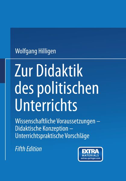 Produktbild: Zur Didaktik des politischen Unterrichts