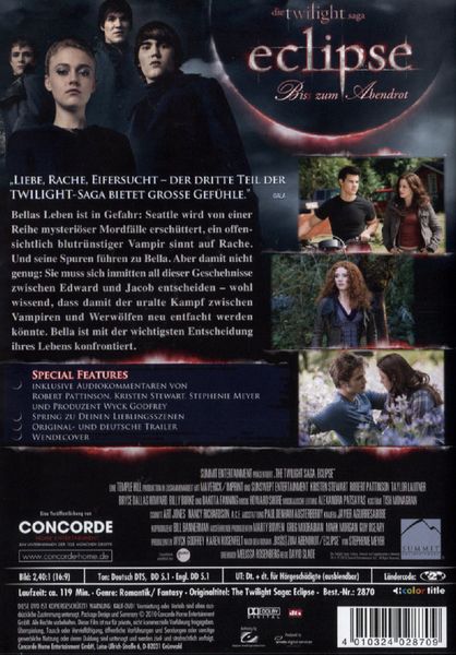 Produktbild: Eclipse - Biss zum Abendrot