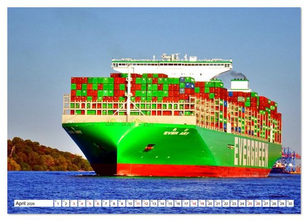 Produktbild: KURS HAMBURG (Wandkalender 2026 DIN A2 quer), CALVENDO Monatskalender