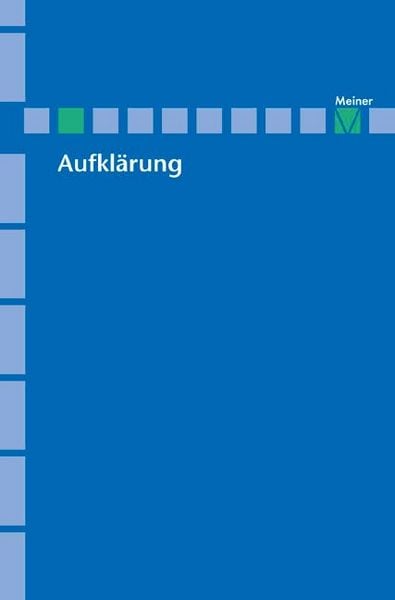 Produktbild: Aufkl&auml;rung, Band 19: Ernst Platner. Konstellationen der Aufkl&auml;rung zwischen Philosophie, Medizin und Anthropologie