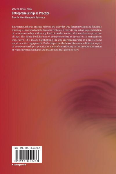 Produktbild: Entrepreneurship as Practice