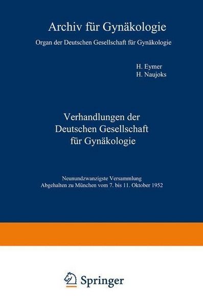 Produktbild: Verhandlungen der Deutschen Gesellschaft f&uuml;r Gyn&auml;kologie