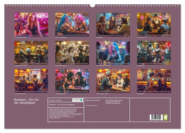 Produktbild: Barleben - Ein Ort der Geselligkeit (Wandkalender 2026 DIN A2 quer), CALVENDO Monatskalender