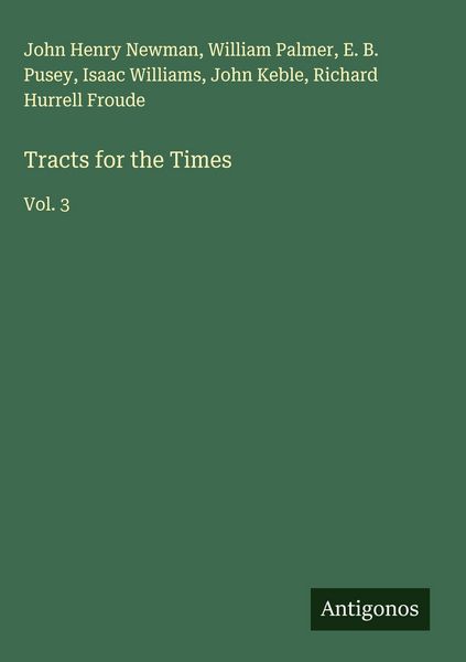 Produktbild: Tracts for the Times