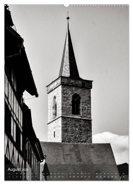 Produktbild: Ein Blick auf Erfurt (Wandkalender 2026 DIN A2 hoch), CALVENDO Monatskalender