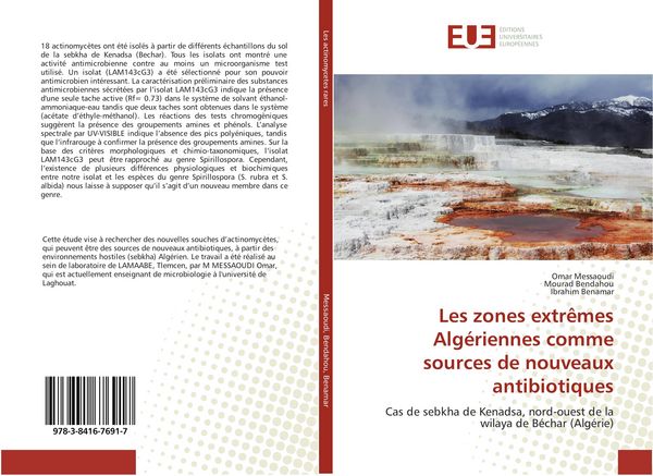 Produktbild: Les zones extr&ecirc;mes Alg&eacute;riennes comme sources de nouveaux antibiotiques