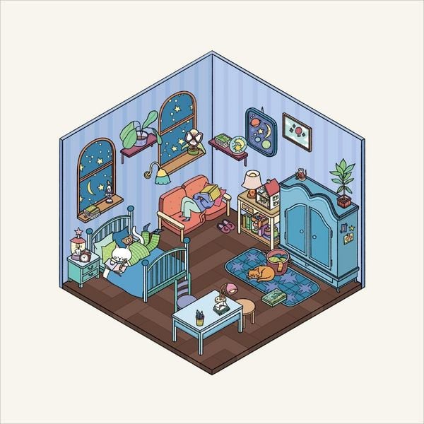 Produktbild: Mein 3D-Stickerhaus &ndash; Cozy Zuhause