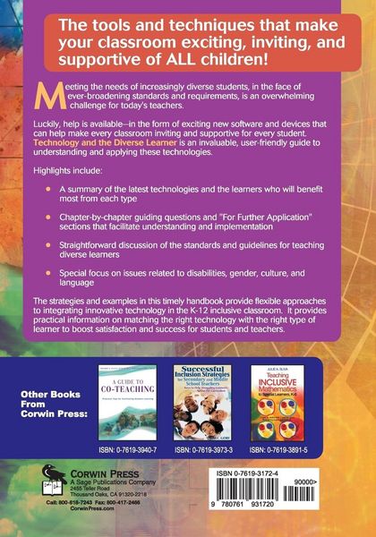 Produktbild: Technology and the Diverse Learner