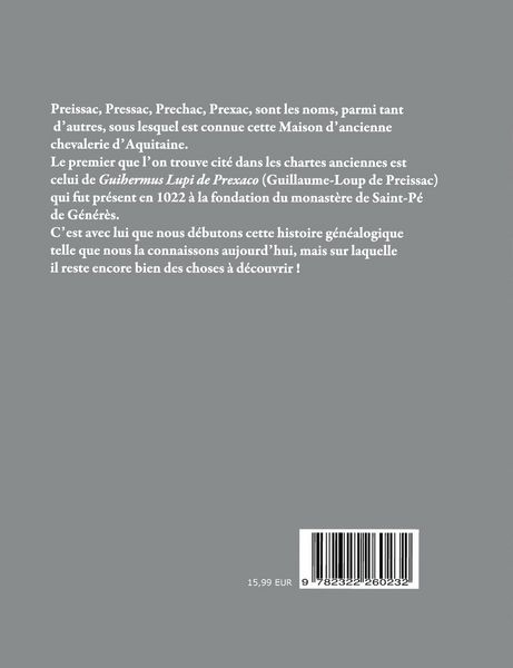 Produktbild: Les Preissac - public