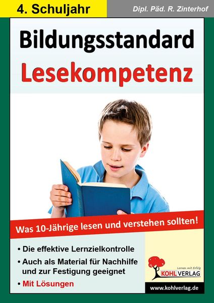 Produktbild: Bildungsstandard Lesekompetenz / Klasse 4
