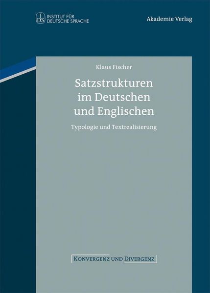 Produktbild: Satzstrukturen im Deutschen und Englischen