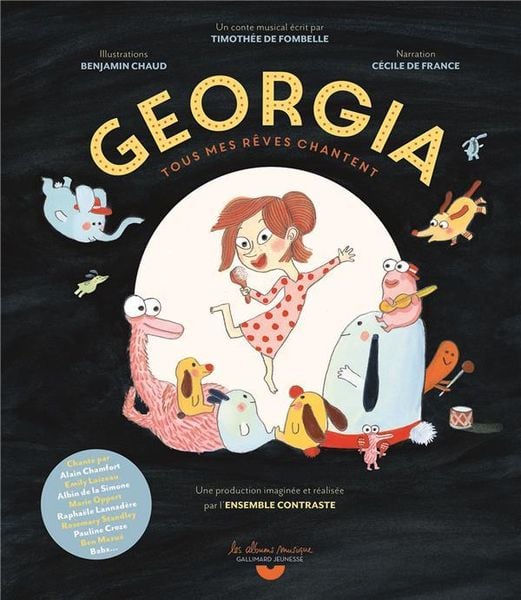 Produktbild: Georgia : tous mes r&ecirc;ves chantent + 1 CD audio