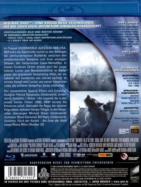 Produktbild: Underworld - Aufstand der Lykaner (+ Digital Copy Disc)