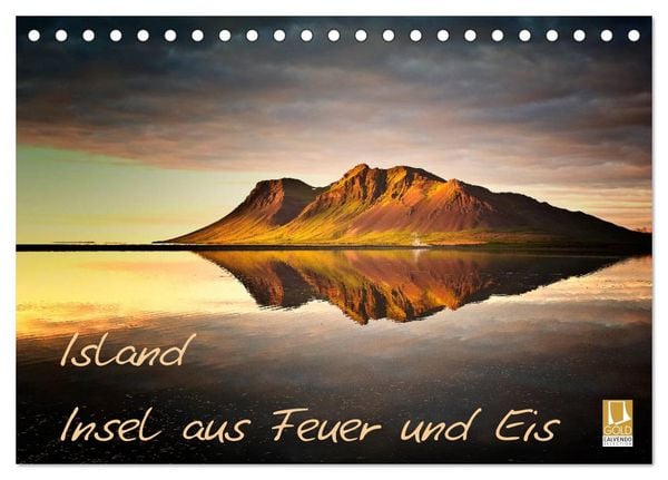 Produktbild: Island - Insel aus Feuer und Eis (Tischkalender 2026 DIN A5 quer), CALVENDO Monatskalender