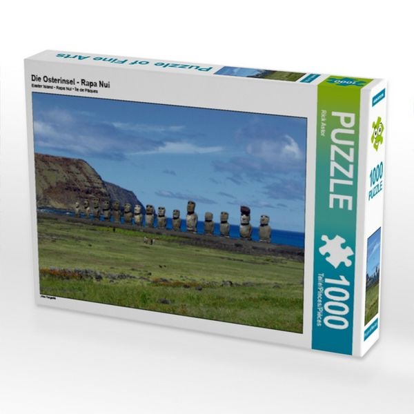 CALVENDO Puzzle Die Osterinsel - Rapa Nui | 1000 Teile Lege-Größe 64 × 48 cm Foto-Puzzle für glückliche Stunden