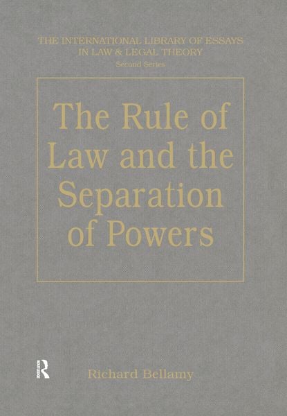 Produktbild: The Rule of Law and the Separation of Powers