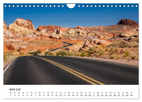Produktbild: S&uuml;dwesten der USA - Atemberaubende Landschaften (Wandkalender 2026 DIN A4 quer), CALVENDO Monatskalender