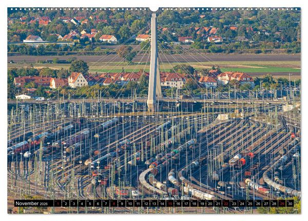 Produktbild: Halle an der Saale von oben (Wandkalender 2026 DIN A2 quer), CALVENDO Monatskalender