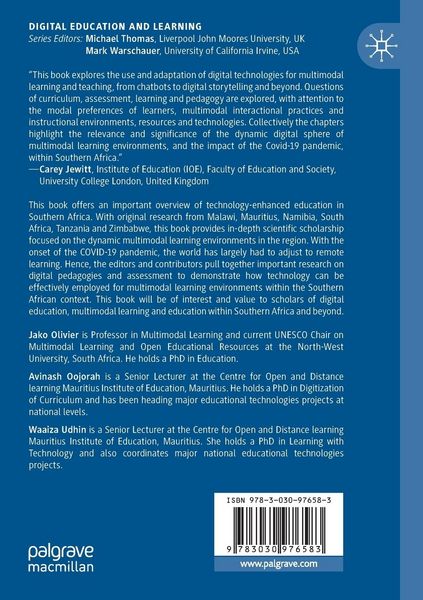 Produktbild: Multimodal Learning Environments in Southern Africa