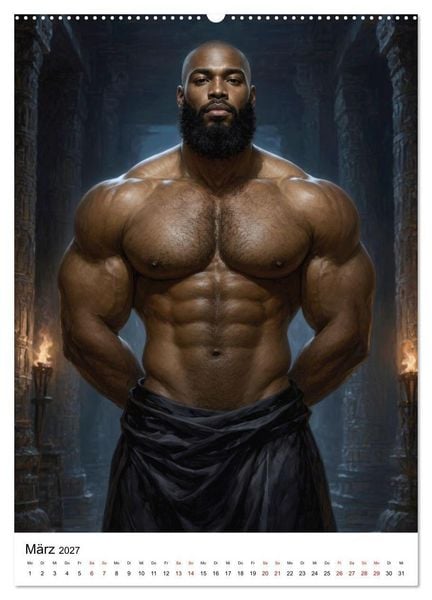 Produktbild: Mysthische M&auml;nner Fantasy (hochwertiger Premium Wandkalender 2027 DIN A2 hoch), Kunstdruck in Hochglanz