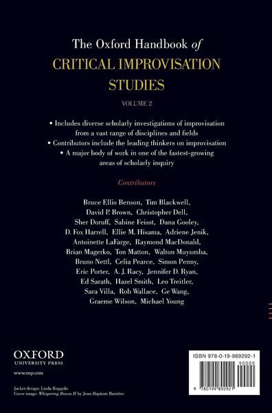 Produktbild: Oxford Handbook of Critical Improvisation Studies, Volume 2