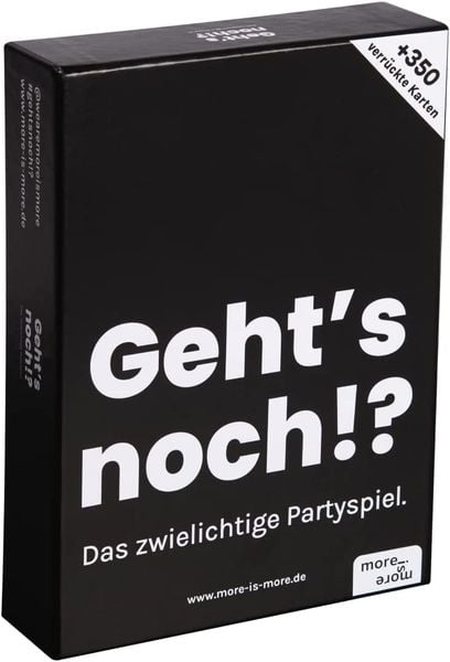 Produktbild: Geht's noch!? - das zwielichtige Partyspiel