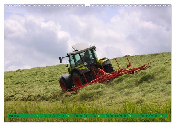 Produktbild: Landwirtschaft - Maschinen im Einsatz (hochwertiger Premium Wandkalender 2026 DIN A2 quer), Kunstdruck in Hochglanz