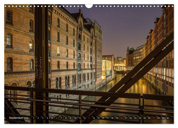 Produktbild: Die Speicherstadt (Wandkalender 2026 DIN A3 quer), CALVENDO Monatskalender