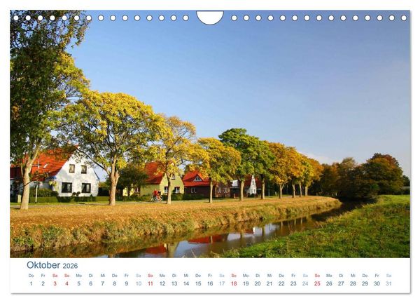 Produktbild: Nordenham und umzu 2026. Impressionen zwischen Weser und Wiesen (Wandkalender 2026 DIN A4 quer), CALVENDO Monatskalender