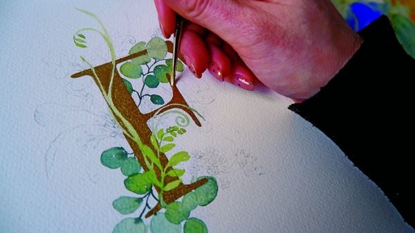 Produktbild: Monogramme in Aquarell